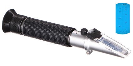 Refractometer for measuring alcohol percentage by volume AT 80 SIXTOL