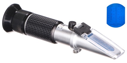 Refractometer for measuring car operating fluids + AdBlue, SIXTOL