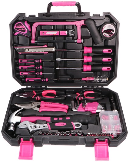 Tool set HOME PINK 128