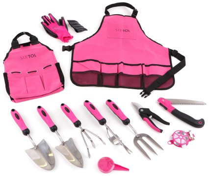 GARDEN PINK 12 garden tool set