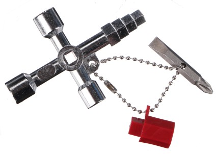 Universal key for service boxes UNI SERVICE BOX 6