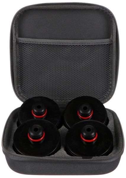Set of rubber jack pads JACK PAD SET 4T for Tesla vehicles, 24 mm stem, 4 pcs