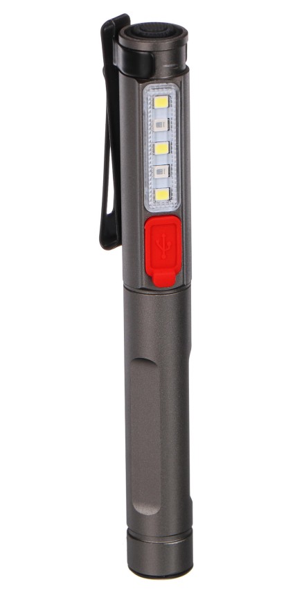 Multifunction flashlight LAMP PEN UV 2, 150 lm, COB LED, USB