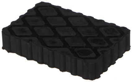 Rubber pad for car jack JACK PAD 16, 120x80x20 mm