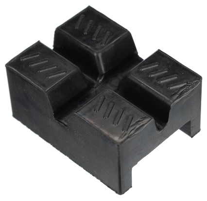 Rubber pad for folding car stand MECHANIC CAR STAND, 83×62×40 mm