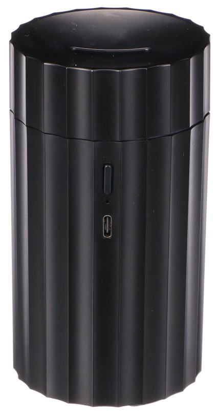 Car Flame car aroma diffuser black 100ml, USB-C, for cup holder