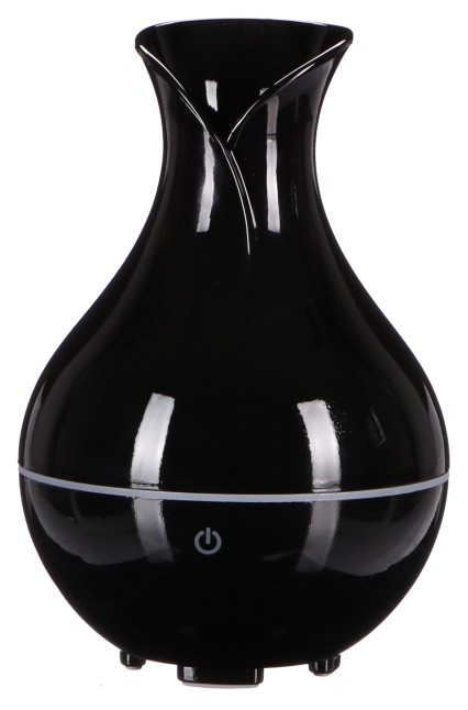 Aroma diffuser Bloom black gloss 200 ml