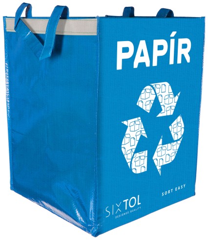 Recycling bag SORT EASY PAPER, 30x30x40cm, 36l