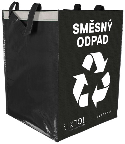 Bag for sorted waste SORT EASY MIXED, 30x30x40 cm, 36 l