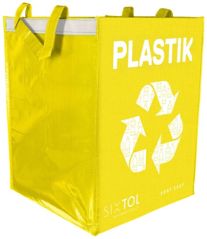 Recycling bag SORT EASY PLASTIK DE, 30x30x40 cm, 36 l