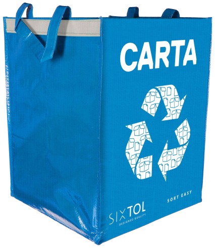 Recycling bag SORT EASY CARTA IT, 30x30x40cm, 36l