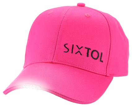 Cap with LED light B-CAP 25 lm, rechargeable, USB, universal size, pink