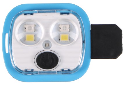 Replacement LED light for cap/headband B-HAT LED LIGHT 2, red/blue