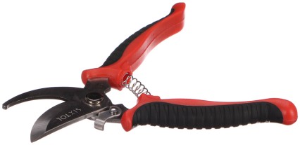 Garden pruning shears, length 190 mm, ergonomic handle