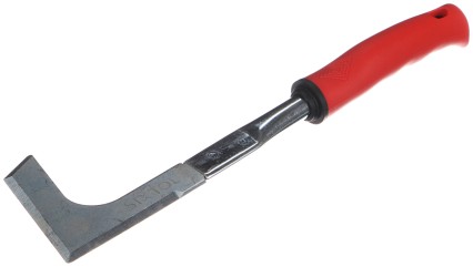 L-shaped garden weed knife, length 315 mm, ergonomic handle