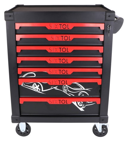 Workshop tool trolley MECHANIC TROLLEY KEVIN, 7 drawers