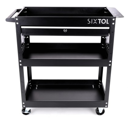 Workshop tool trolley MECHANIC TROLLEY ROGER DRAWER, 3 shelves + 1 drawer