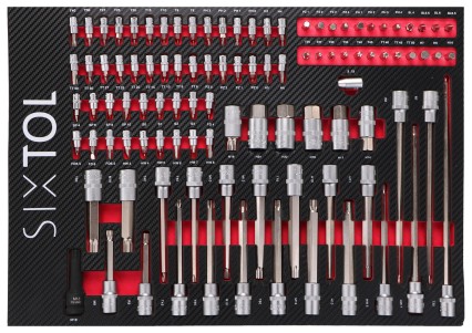 Tool module for workshop trolley MECHANIC TOOL TRAY 2, 102 pcs