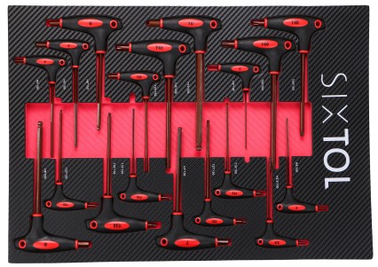 Tool module for workshop trolley MECHANIC TOOL TRAY 5, 18 pcs