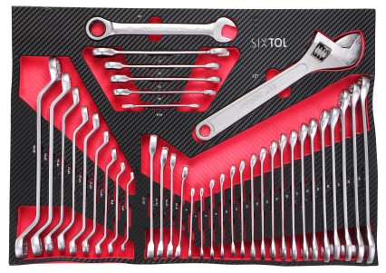 Module with tools for workshop trolley MECHANIC TOOL TRAY 11, 39 pcs