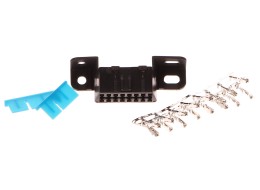OBD2 female socket without wired pins, 16 free pins