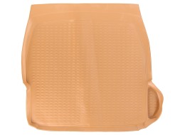 Beige rubber trunk mat VOLVO S80 Sedan 2006-2016