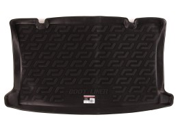Rubber trunk mat for Chevrolet Aveo II Hatchback (T300) (11-)