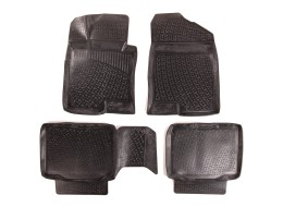 Rubber floor mats Kia Optima III Sedan (K5) (TF) (10-) (3D)