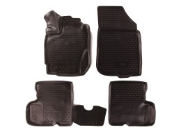 3D Rubber floor mats RENAULT Duster, 2015->, with lever for remote fuel tank opening