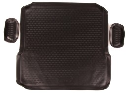 Rubber trunk mat RENAULT/DACIA Logan (I) 2004–2015, sedan (version with side pockets)