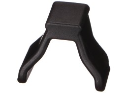 Plastic end cap for the rail of E-BIKE 2 bike carrier, black - replacement part