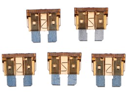Set of automotive blade fuses MECHANIC FUSE SET 7.5A, 100 pcs