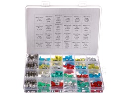 Set of blade and glass automotive fuses MECHANIC FUSE SET 215