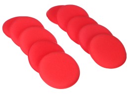 Set of polishing pads for car wax CAR DETAILING WAX PAD 10, 10 pcs