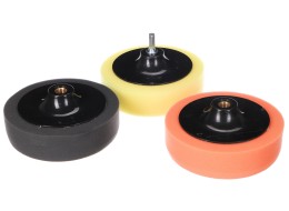 Set of polishing pads/sponges with drill mandrel for car cleaning CAR DETAILING PAD 3, 3 pcs