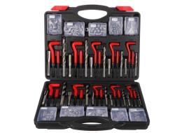 Thread repair kit MECHANIC THREAD SET 261, M5 - M12, 1/4UNC-1/2UNC, 261 pcs