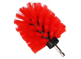 Round drill brush for car cleaning CAR DETAILING DRILL BRUSH ONE MEDIUM, semi-hard