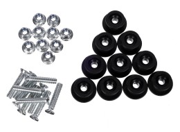 Trailer hook set with screws for securing net/tarp to a trailer TRAILER HOOK SET 2, 10 pcs