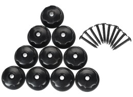 Set of hooks with screws for securing a net/tarp to a trailer TRAILER HOOK SET 3, 10 pcs