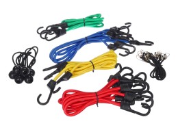 Set of elastic fastening straps/elastic cords CARGO CORD SET 26, 26 pcs