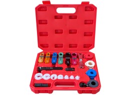 Fuel and air conditioning quick-disconnect tool set MECHANIC AC SET 1, 22 pcs