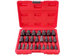 Damaged Screw and Nut Extractor Set MECHANIC NUT REMOVER 2, 25 pcs
