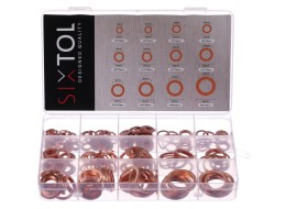 Copper sealing ring set MECHANIC RING SET 2, M5–M20, 300 pcs