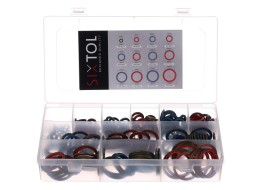 Hydraulic seals with rubber lip MECHANIC RING SET 4, 245 pcs