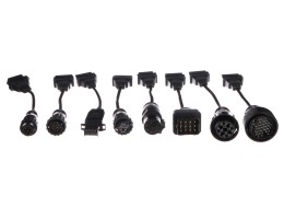 Complete set of OBD-II adapters for trucks MECHANIC CABLE SET 2, 8 pcs