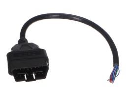 OBD-II extension cable male with 16 pins terminated with 30cm cables MECHANIC CABLE 28