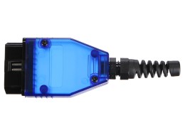 OBD-II plug with 16 pins for assembling your own cable MECHANIC CABLE 31, blue