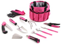 GARDEN PINK 10 garden tool set