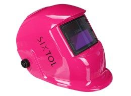 Welding helmet self-darkening WELDING MASK 4, pink