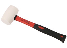 Rubber mallet TPR HAMMER 450, white, 450g, 330mm